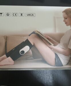 LINGTENG Leg Massager for Circulation and Pain Relief, Calf Air Compression Massager with Heat, Leg Massager with 3 Intensities, 3 Modes, Easy to use, Muscle Relaxation, Gifts (Pair) Gray 48 61gx1eO05NL