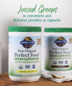 Garden of Life Super Greens Powder Smoothie & Mix, Probiotics & Digestive Enzymes for Digestive Health, Organic Superfoods Nutrition Fruit and Vegetables for Women & Men Energy, Original, 60 Servings 60 Servings (Pack of 1) 24 61gxizy6yDL