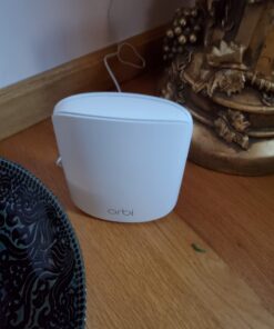 NETGEAR Orbi Whole Home Tri-Band Mesh WiFi 6 System (RBK653) – Router with 2 Satellite Extenders, Coverage Up to 6,000 Square Feet, 40 Devices, AX3000 (Up to 3Gbps) AX3000 | 3-Pack 49 61gyWLHXqyL