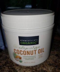 Organic Coconut Oil - Unrefined and Cold-Pressed, Natural Hair Oil, Skin Oil and Cooking Oil with Fresh Flavor, Non-GMO Extra Virgin Coconut Oil (Aceite de Coco), USDA Organic, 32 oz 32 Fl Oz (Pack of 1) 33 61gzvrirZ0L