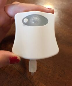 RainBowl Toilet Bowl Night Light with Motion Sensor - Funny Mens Stocking Stuffers 2023 - Unique Cool Gadget - Gag Christmas Gift for Dad, Boyfriend, Husband - White Elephant Gifts Idea, Secret Santa 45 61h 9s3rYOL