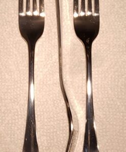 HIWARE 24-Piece Forks Silverware Set, Food-Grade Stainless Steel Dinner Forks Set, Dishwasher Safe, 8 Inches 23 61h HKpzvYL