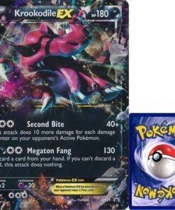 Krookodile EX Jumbo Oversized Card #XY-25 Pokemon Card (Rare/Holo-Foil/Promo) From Bo