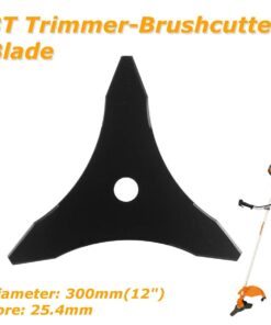 Pool Supply Town 12" x 3T 12-Inch 3 Teeth Heave Duty Steel Brush Cutter Trimmer Weed Eater Blade 22 61h ssh9IL