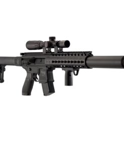 SIG Sauer MCX .177 Cal CO2 Powered Advanced Air Rifle with CO2 90 Gram (2 Pack) and 500 Lead Pellets Bundle (Black, 1-4x24 Scope) 8 61h0ThuXAyL