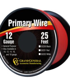 Alternative view of Grand General 55251 Red 12-Gauge Primary Wire 25 Ft