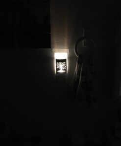 GE CoverLite LED Night Light, Decorative, Plug-In, Smart Dusk-to-Dawn Sensor, Home Décor, Ideal for Bedroom, Bathroom, Kitchen, Hallway, 1 Pack, 29846, Oil Rubbed Bronze | Tree of Life Oil Rubbed Bronze - Tree of Life 37 61h44qfltkL