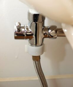 SmarterFresh Easy-Install Cloth Diaper Sprayer for Toilets – Luxury Handheld Bidet Attachment – Multi-Use Toilet Faucet with Simple Pressure Control (Curved Sprayhead) Stainless Steel 48 61h4fbLnNGL