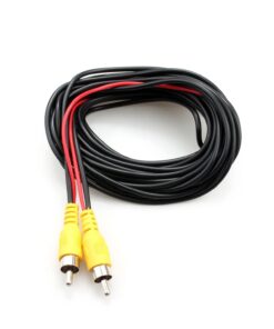 DALLUX Backup Camera RCA Video Cable,CAR Reverse Rear View Parking Camera Video Cable with Detection Wire (33FT/10 Meters) RCAC01/33ft 14 61h55G12nuL