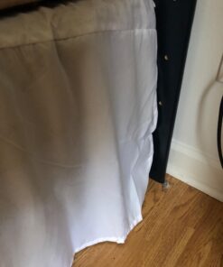 Amazon Basics Lightweight Pleated Bed Skirt, Full, Bright White 31 61h6ZRAdrZL