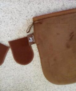 SwanMyst Self Tanning Mitt Applicator, Double Side Microfiber Sunless Tanner Glove for Flawless and Streak-free Tan, 2 Face Tan Mitts Included Brown 22 61h9hWQRQiL