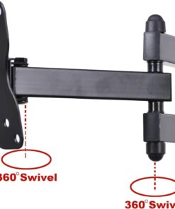 VideoSecu ML12B TV Wall Mount Articulating Arm Monitor Bracket for Most 19"-32", Some up to 47" LCD LED Plasma Flat Panel Screen TV with VESA 100/75mm M79 29 61h9jlguDL