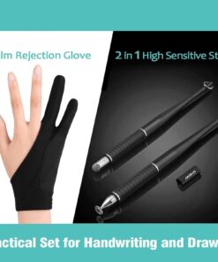 Alternative view of Stylus Pens for Touch Screens, MEKO 2 in 1 Disc Stylus for iPad, Tablets, Laptop with Palm Rejection Artist Glove