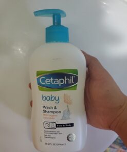 Cetaphil Baby Wash & Shampoo with Organic Calendula, Tear Free, Paraben, Colorant and Mineral Oil Free, 13.5 Fl. Oz NEW 13.5oz, Wash & Shampoo 22 61hCF9dZ19L