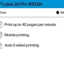 HP LaserJet Pro 4001dn Black & White Printer, Works with Alexa 17 61hD1sbPV1L