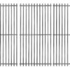 Hisencn 16 7/8" Grill Grates Replacement for Charbroil 463436213, 463436214, 463436215, 463420508, 463440109, 463441312, 463441514, Thermos 461442114, Stainless Steel Cooking Grate, G432-1800-W1 16 7/8" x 27 15/16" 3 61hD3908d1L
