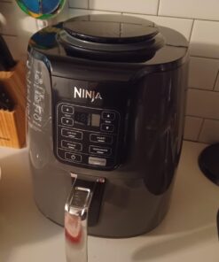 Ninja AF101 Air Fryer that Crisps, Roasts, Reheats, & Dehydrates, for Quick, Easy Meals, 4 Quart Capacity, & High Gloss Finish, Grey 35 61hD9uEZI1L 1