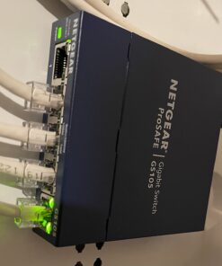 NETGEAR 5-Port Gigabit Ethernet Unmanaged Switch GS105NA 5 port 26 61hDdVqx76L