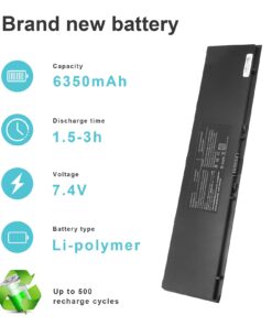 E7440 E7450 Laptop Battery for Dell Latitude 14 7000 E7440 E7450 E7420 7440 7450 PFXCR 34GKR F38HT G95J5 0G95J5 3RNFD G0G2M T19VW V8XN3 909H5 0909H5 5K1GW 451-BBFT 451-BBOG 451-BBFV 451-BBFY E225846 11 61hEdtW1KCS