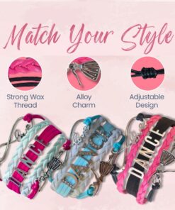 Infinity Collection Dance Bracelet- Girls Dance Jewelry - Gift For Dance Recitals, Dancers and Dance Teams 5-7 Inches 10 61hEw31D24L