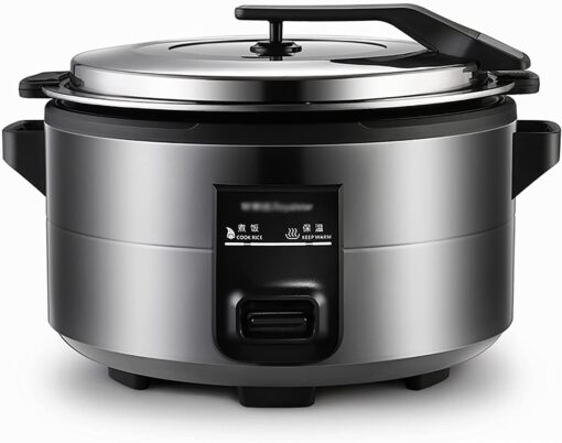 Rice Cooker&Steamer 10L Large Capacity 4-Layer Black Crystal Non-Stick Liner for Household&Commercial Use for 5~16 People Rice Cooker