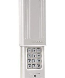 CHAMBERLAIN Clicker Keyless Entry KLIK2U-P2, Works with Chamberlain, LiftMaster, Craftsman, Genie and More, Security +2.0 Compatible Garage Door Opener Keypad, White 66 61hFIjQ1HjL