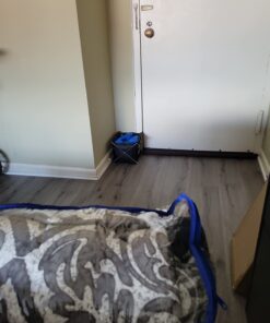 Foldable Shoe Cover Holder (Black) with Bonus Please Use Shoe Covers, Double Sided, Door Hanger Black 26 61hFPCdIGvL