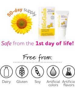 BioGaia Protectis Baby Probiotic Drops + Vitamin D | Reduces Colic, Gas & Spit-ups | Healthy Poops | Reduces Crying & Fussing & Promotes Digestive Comfort | Newborns, Babies & Infants | 0.34 oz 0.34 Fl Oz (Pack of 1) 20 61hFtNVZlDL 1