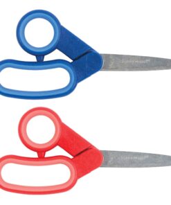 Schoolworks 153520-1005 Blunt-tip Kids Scissors 2 Pack, 5 Inch, Blue and Red