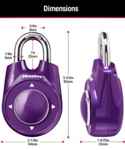 Master Lock Directional Combination Lock, Set Your Own Directional Lock, Combination Lock for Gym and School Lockers, 1500iD Colors may vary 25 61hGgUs0t0L