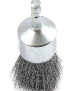 Forney 72738 1-Inch x .008 x 1/4-Inch Hex Shank, Fine Wire Crimp End Brush 7 61hIDSV60JL