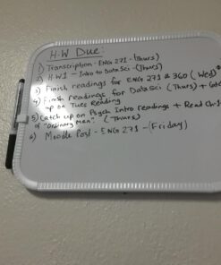 Sparco 75620 Dry-Erase Board, White, 8.5 x 11 Inch 43 61hJ3YC20GL