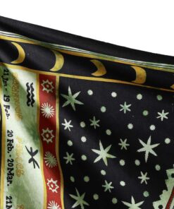 Madhu International Zodiac Mandala Tapestry Hippie Wall Hanging Astrology Tapestry Indian Handmade Tapestries Celtic Horoscope Tapestry Wall hanging (Green, Twin(54x82Inches)(140x210cms)) 54" x 82" Green 8 61hKJQLIgrL