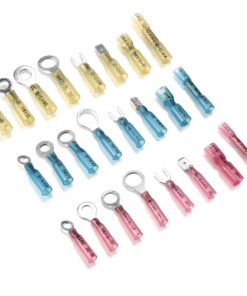 Alternative view of Sopoby 250pcs Heat Shrink Wire Connectors Marine Electrical Terminals Kit Waterproof Automotive Ring Terminal Connectors Set with Case