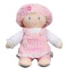 GiftsForYouNow Pink My First Dolly Personalized Doll, 12" x 11", Plush Blonde Doll, Personalized Doll for Baby 7 61hL0orl5ZL