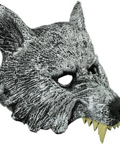 Himine Gray Wolf's Head Mask for Halloween Christmas Party Stage performances and other festivals 26 61hN3tZsCKL 1