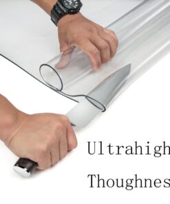 2Pack Thickest Chair Mat for Hardwood Floor - 1/8" Thick 47" X 35" Crystal Clear Chair Mat for Hard Floor, Can't be Used on Carpet Floor Soft Material - for Hard Floors 2Pack - 35" x 47" x 1/8" 9 61hO7hiB5FL