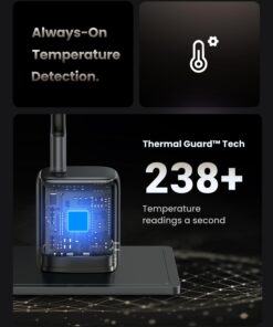 UGREEN 30W USB C Charger, Nexode Foldable GaN PPS Compact Fast Wall Charger Block, USB-C Power Adapter for iPhone 15 Pro Max/14/13, Galaxy S23 (Black) Black 45 61hObp2JmL