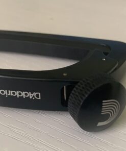 D'Addario Accessories Guitar Capo for Acoustic and Electric Guitar - NS Capo Lite - Adjustable Tension - Guitar Accessories - Works for 6 String Guitars - Lite - Black 23 61hPZKXRRTL