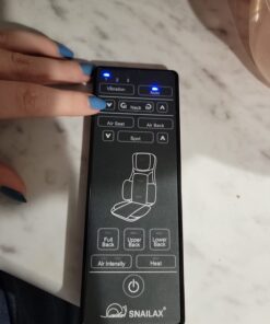 Snailax Full Body Massage Chair Pad -Shiatsu Kneading Seat Portable Neck Back Massager with Heat & Compression for Back and Shoulder 49 61hPgWSa8CL