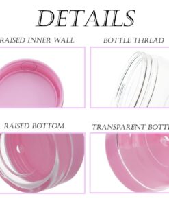 5Gram Cosmetic Containers 100pcs Tiny Makeup Sample Jaws with Pink lids Pink Lid 5 Gram 13 61hQXo mPKL
