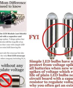 Third Generation Dr Mom Slimline Stainless LED Pocket Otoscope with Soft White Natural Hue Light Spectrum in Clamshell Packaging 12 61hQmYQRQeL