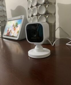 Blink Mini – Compact indoor plug-in smart security camera, 1080p HD video, night vision, motion detection, two-way audio, easy set up, Works with Alexa – 1 camera (White) White Camera Only 37 61hQrwOie2L
