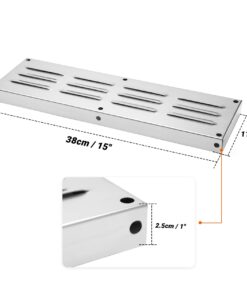 Alternative view of Skyflame Stainless Steel Venting Panel for Masonry Fire Pits and Outdoor Kitchens 15-Inch by 4-1/2-Inch
