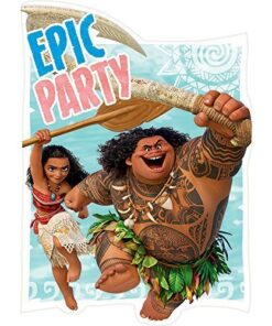 Moana Disney Hawaii Beach Princess Decoration Party Birthday Invitations Invite 24PC
