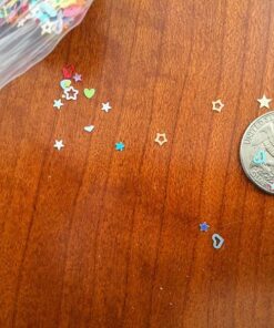 Colorful Manicure Glitter Confetti 1.8oz/50g Mixed Shapes Size 3mm Great for Party Décor, DIY Crafts, Premium Nail Art Etc.. 41 61hTAepkrnL