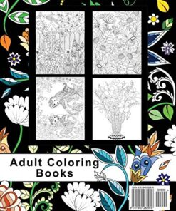 Alternative view of Adult Coloring Books: Floral Garden Coloring Books for Adults Relaxation (Flowers, Animals, and Gardens)