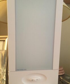 Verilux® HappyLight® Full-Size - UV-Free Therapy Lamp, Bright White Light with 10,000 Lux, Adjustable Brightness, 2 Interchangeable Lenses, Detachable Stand, and Wall Mountable 43 61hTx5RuT6L