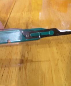 Medpride Disposable Scalpel Blades| Sharp, Tempered Stainless-Steel Blades | Pack of 10 Sterile Scalpel Knives| Plastic Handle| Individual Pouches| for Dermaplaining, Podiatry, Crafts & More (#10) #10 36 61hUQtiSFcL 1