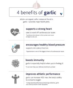 The Vitamin Shoppe Allicin 6000mcg Garlic, 650mg,Promotes Healthy Cholesterol and Overall Hearth Health, Take Once Daily (100 Tablets) 100 Count (Pack of 1) 10 61hWzpD0QOS